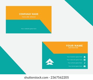 Professional business card design template