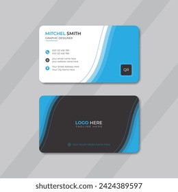 Professional business card design template
