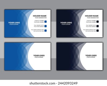 Professional business card design template