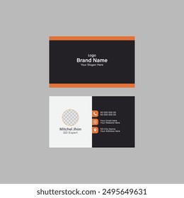 Professional business card design template