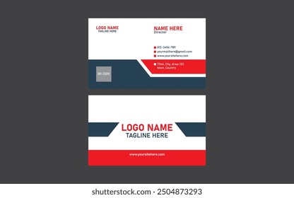 Professional Business Card Design Template.