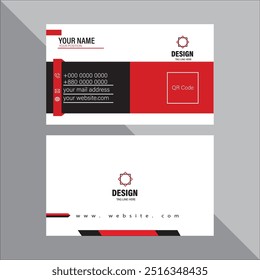 Professional Business card design template. Simple Business card design. Modern Business card design template