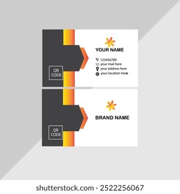 Professional business card design template