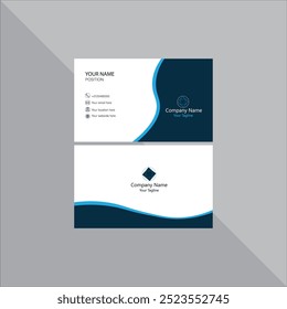 Professional Business Card Design Template.