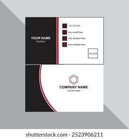 Professional Business Card Design Template.