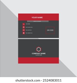 Professional Business Card Design Template.