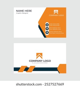 Professional business card design template 