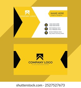 Professional business card design template 