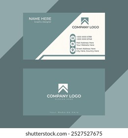 Professional business card design template 