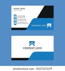 Professional business card design template 