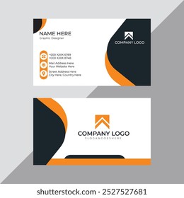 Professional business card design template 