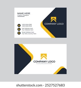 Professional business card design template 