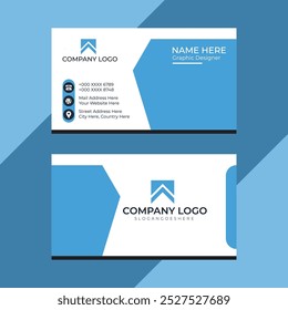 Professional business card design template 