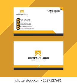 Professional business card design template 