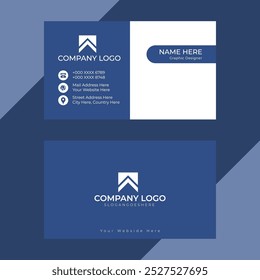 Professional business card design template 