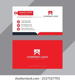 Professional business card design template 