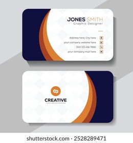 Professional business card design template