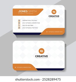 Professional business card design template