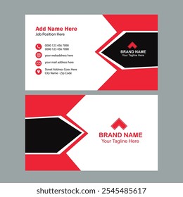 Professional business card design template