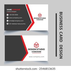 Professional Business Card  Design Template