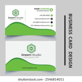 Professional Business Card  Design Template