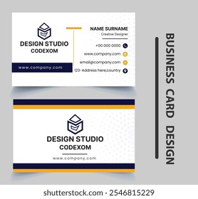 Professional Business Card  Design Template