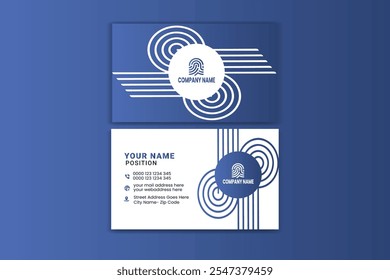 professional business card design  template