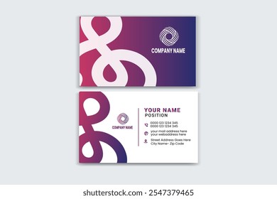 professional business card design  template