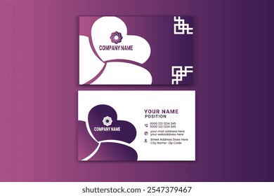 professional business card design  template