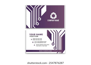 professional business card design template