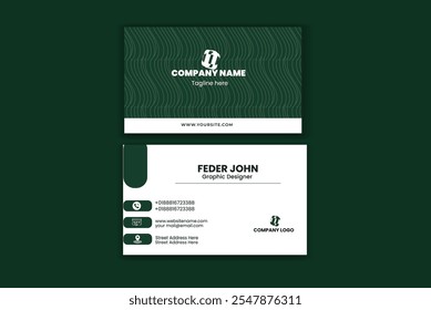 professional business card design template