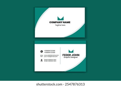 professional business card design template