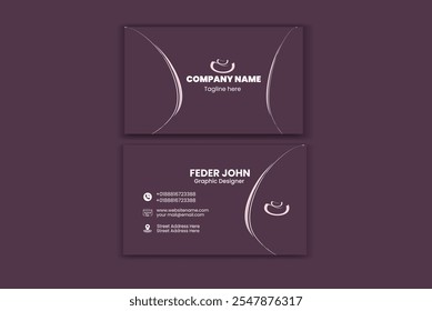 professional business card design template