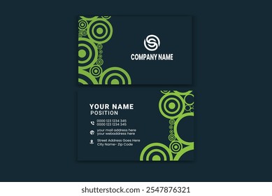 professional business card design template