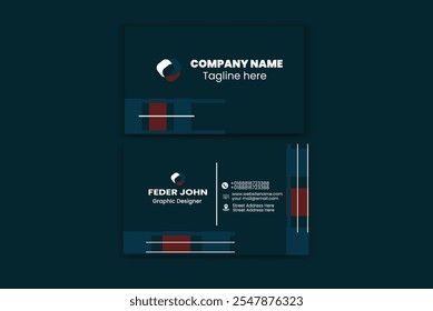 professional business card design template