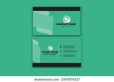 professional business card design template