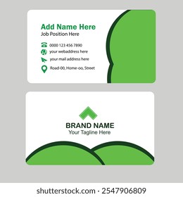 Professional business card design template. visiting card.