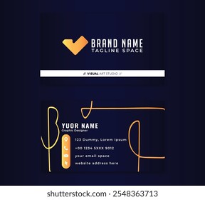 professional business card design template