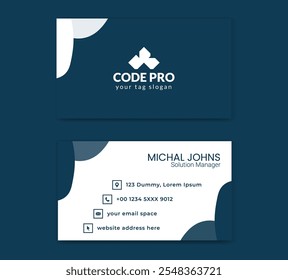 professional business card design template