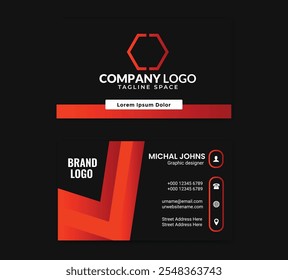 professional business card design template