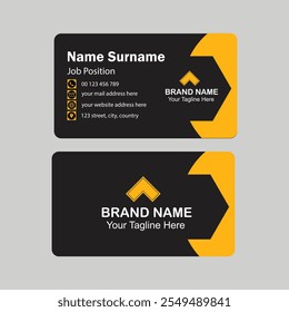 Professional Business Card Design Template.