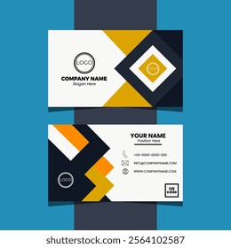 Professional Business Card Design For Template