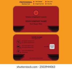 Professional business card design valuable for personal and corporate use.