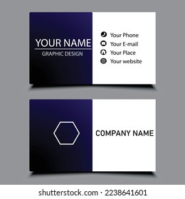 Professional Business Card Design Vector File