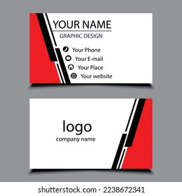 Professional Business Card Design Vector File