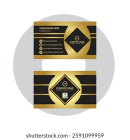 Professional Business Card Design Vector Art