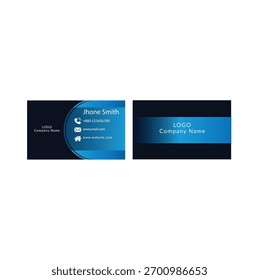 Professional Business Card Design vector