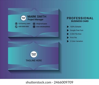 Professional Business Card  Design For Your Company 