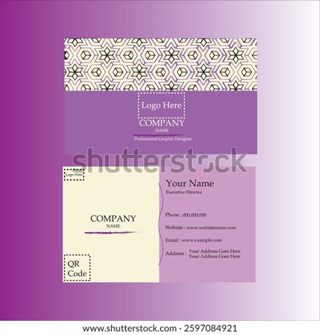 A professional business card designed for corporate environments. It includes a company logo, employee name, job title, contact information, and sometimes a tagline or slogan.