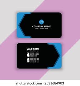 professional business card desing template